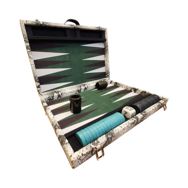 Leather Tournament Backgammon - 1