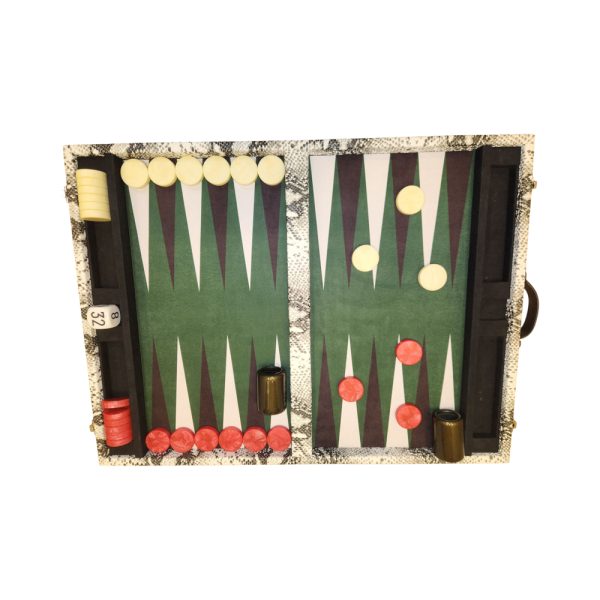 Leather Tournament Backgammon - 1 - Image 3