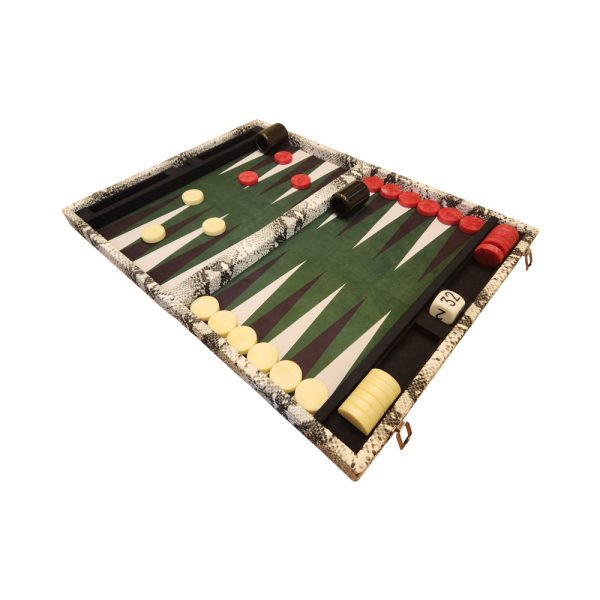 Leather Tournament Backgammon - 1 - Image 4