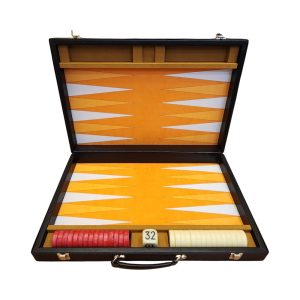 Leather Tournament Backgammon - 3