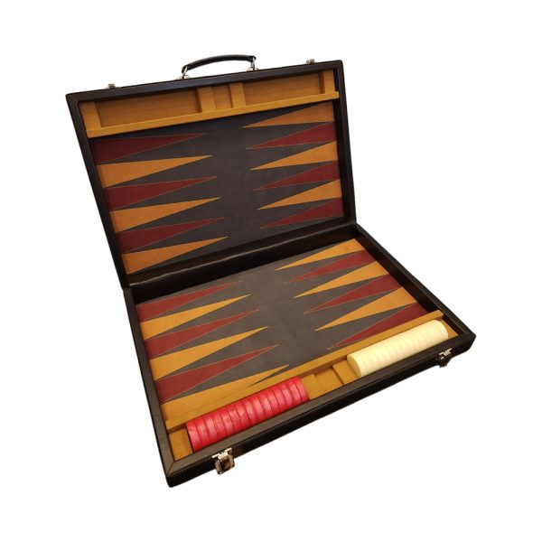 Leather Tournament Backgammon - 5 - Image 3