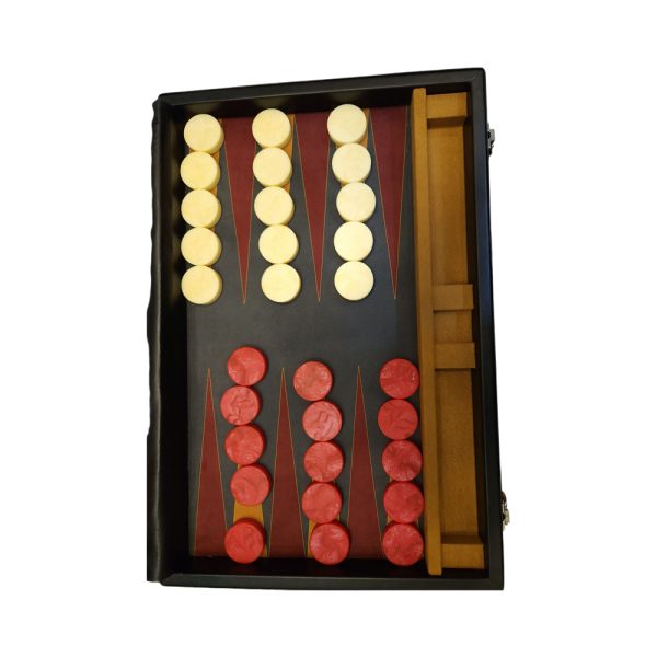 Leather Tournament Backgammon - 5 - Image 4