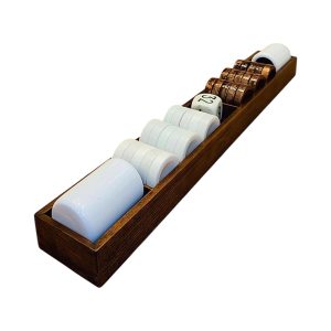 4 Piece Accessory Set (Big Cube - Dice Cup - Checkered - Premium Checkers) - 14