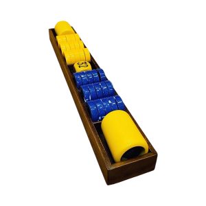 4 Piece Accessory Set (Big Cube - Dice Cup - Checkered - Premium Checkers) - 8